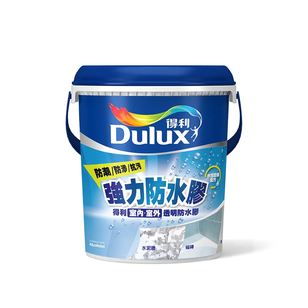【得利】Dulux官方旗艦店★A795 強力防水膠 透明 亮光（1加侖裝）(磁磚 窗框 滲水)