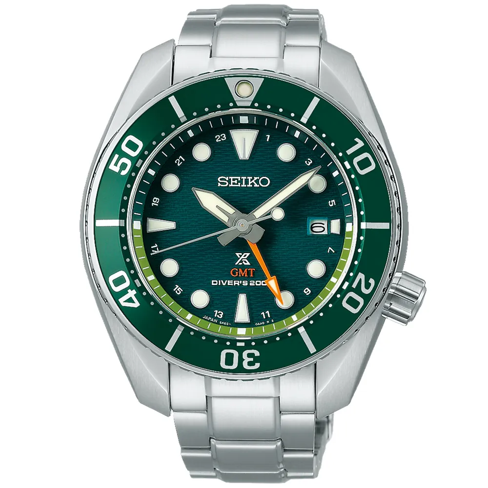 【SEIKO 精工】PROSPEX 太陽能 GMT 潛水錶 男錶 送禮 禮物 推薦 _SK028(SFK003J1/5K65-0AA0G)