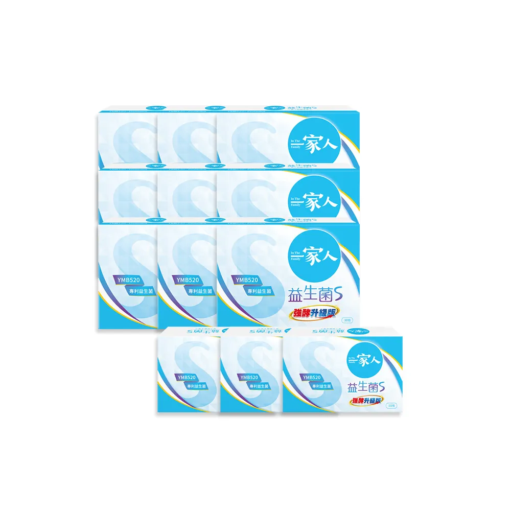【YM BIOMED 陽明生醫】一家人益生菌S版9盒組加贈30包(30包/盒 強酵升級 專利益菌 代謝順暢 藤黃果)