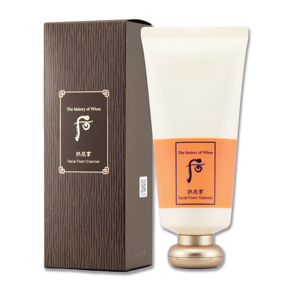 即期品【WHOO 后】拱辰享陰陽調和洗顏乳 180ML（專櫃公司貨）