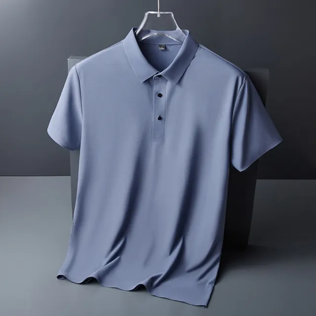 【巴黎精品】現貨+預購 POLO衫短袖上衣(冰絲無痕商務透氣男裝18色a1eo1)