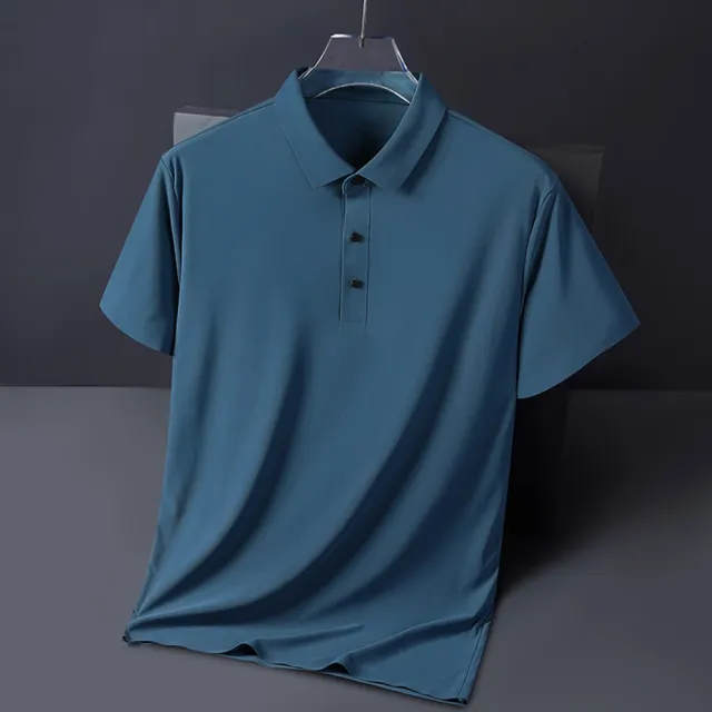 【巴黎精品】現貨+預購 POLO衫短袖上衣(冰絲無痕商務透氣男裝18色a1eo1)