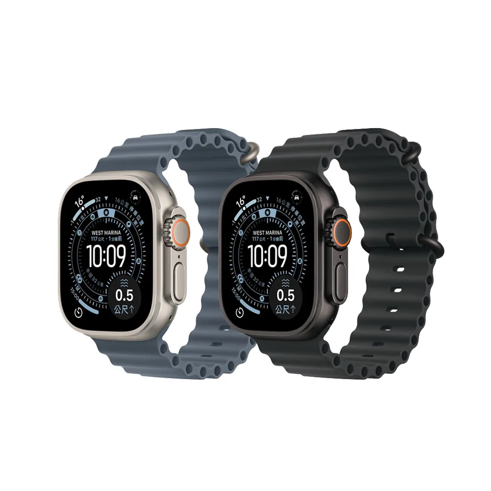 【Apple】Apple Watch Ultra3 2025 GPS+行動網路 49mm(鈦金屬錶殼搭配海洋錶帶)