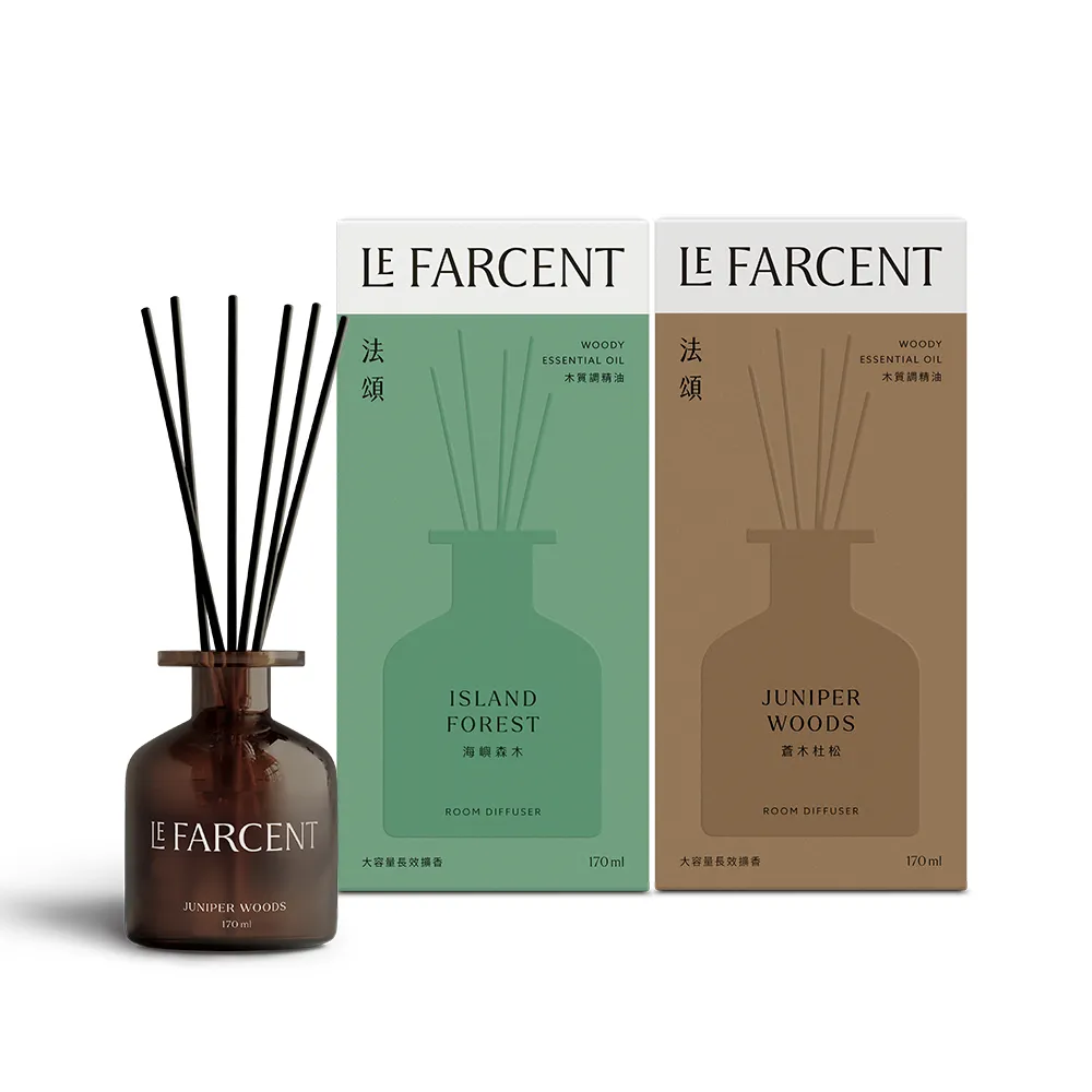 【Farcent 法頌】法頌精油擴香170ml-蒼木杜松/海嶼森木