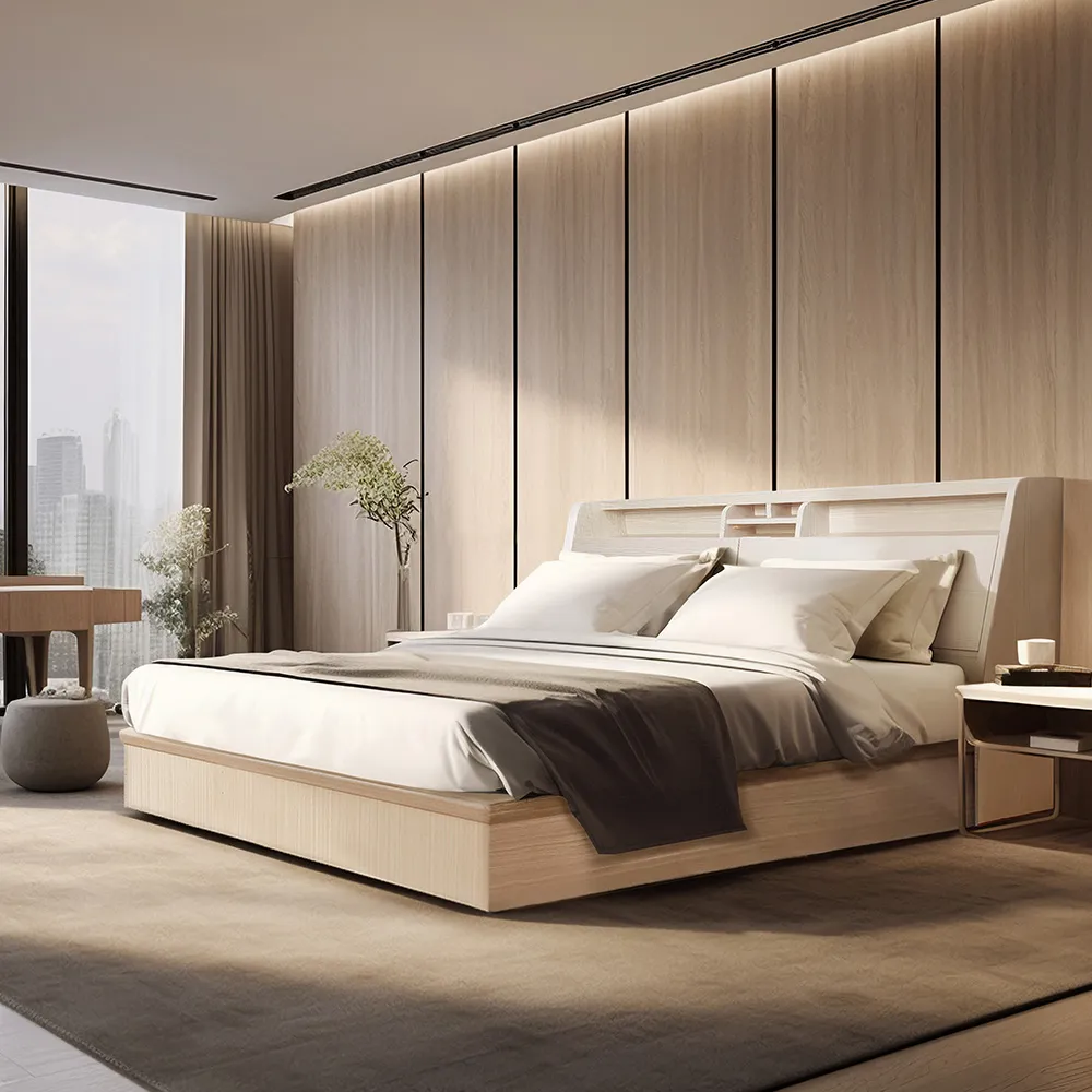 【KIKY】巴清可充電收納二件床組 單人加大3.5尺(床頭箱+六分床底)