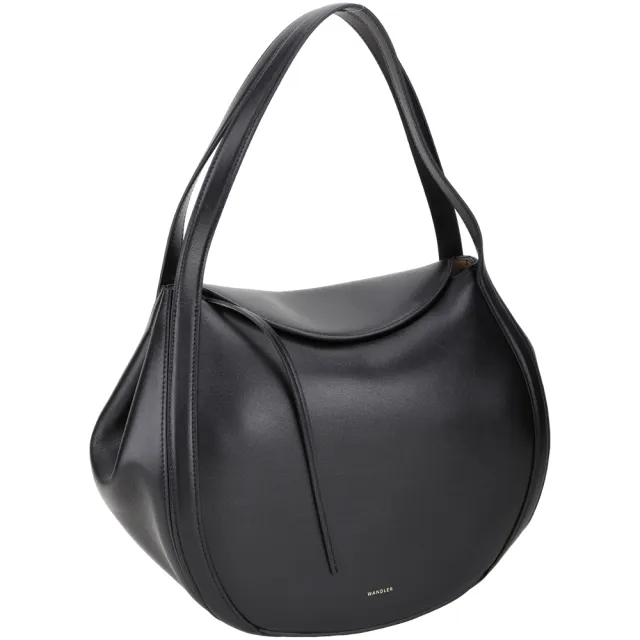 【Wandler】Lin Bag 小牛皮手提 肩背包(黑色)(義大利皮革 小眾精品)