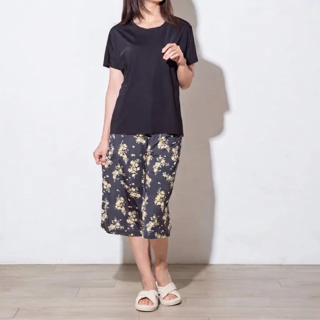【NITORI 宜得利家居】接觸涼感 女士居家服組 N COOL SP 強冷 NEY BK M
