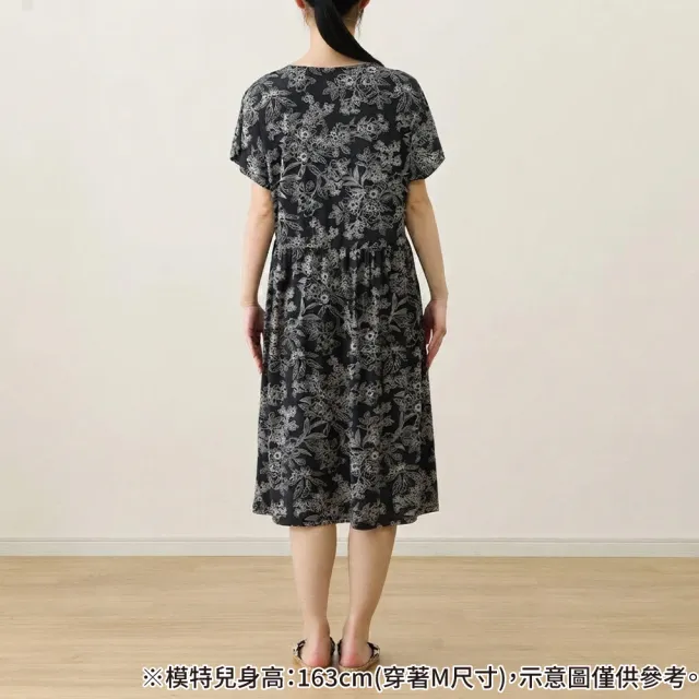 【NITORI 宜得利家居】接觸涼感 連身居家洋裝 N COOL SP 強冷 neBK M-L