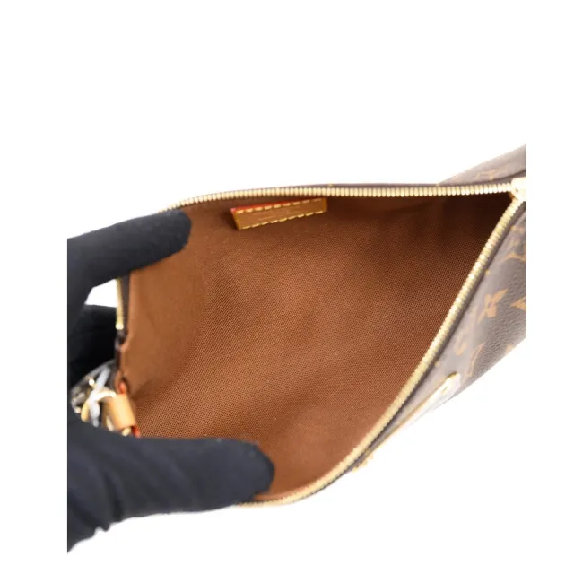 【Louis Vuitton 路易威登】Pochette Eva 鏈帶手拿肩背包(M13567)