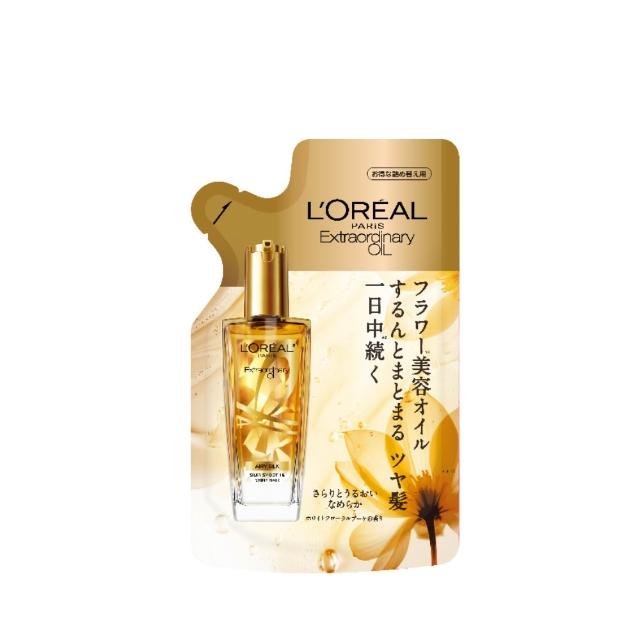 【L’OREAL Paris 巴黎萊雅】全新升級 金緻護髮精油補充包90ml_金色版/玫瑰版/棕色版 (護髮油/髮油)