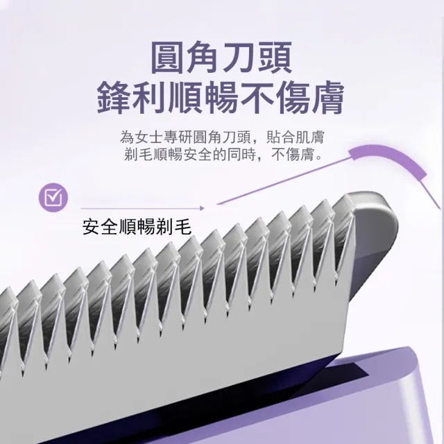 【Gabor】雙頭電動除毛機 女士剃毛刀 數顯脫毛儀 刮毛刀 美體刀 腋下/私密處/腿毛