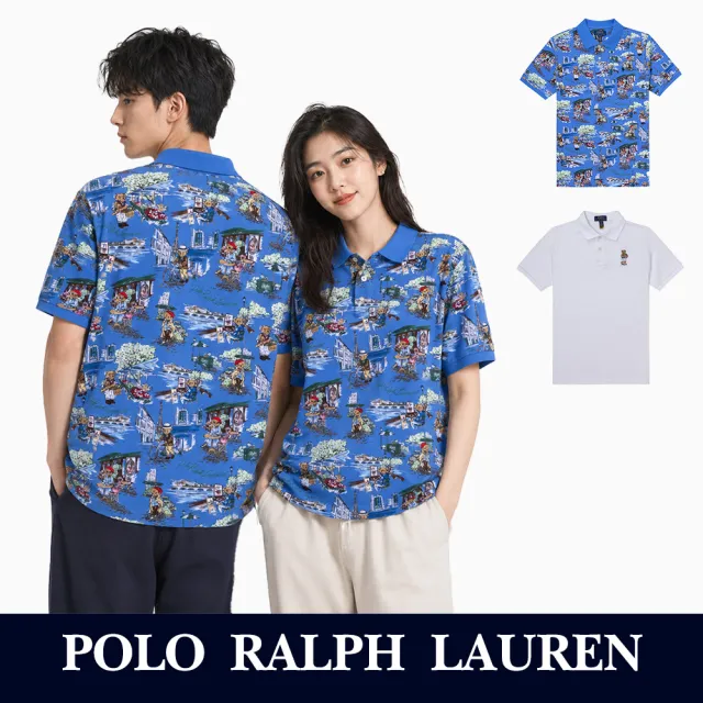 【RALPH LAUREN】RL POLO 經典刺繡熊款短袖Polo衫-青年款-多色選 上衣(青年款/平輸品/)
