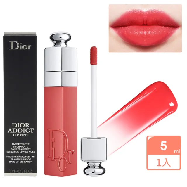 【Dior 迪奧】癮誘沁涼水唇露5ml#451蜜糖珊瑚(專櫃公司貨)