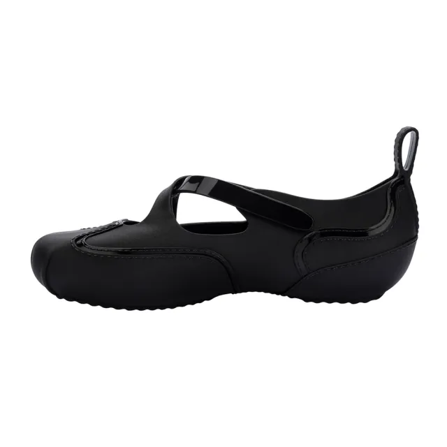 【Melissa】交叉綁帶運動休閒瑪莉珍鞋(黑色)