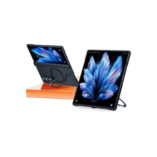 【TORRAS 圖拉斯】Ostand Spin Samsung Galaxy Z Fold 7 MagSafe 支架防摔手機殼(O-in-1 無限可能)