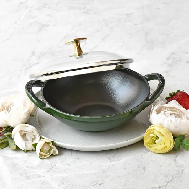 【STAUB】迷你煲琺瑯鑄鐵鍋16cm-顏色任選(德國雙人牌集團官方直營)