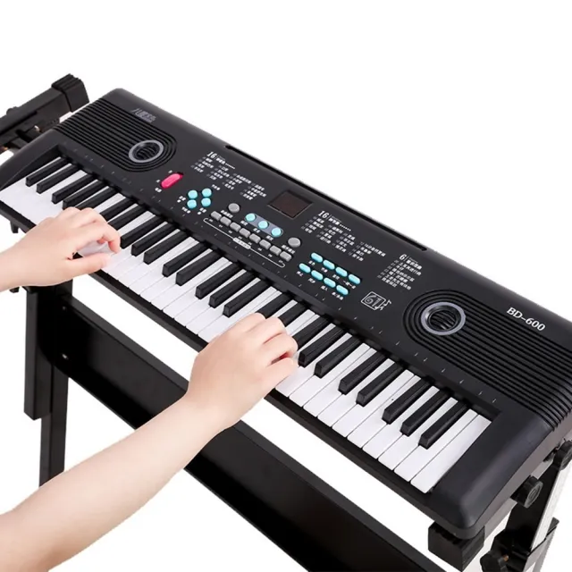 【Quality 聚家】電子琴 早教電鋼琴 61鍵電子琴 58*18*5.5CM 入門樂器 音樂玩具 PS塑料+ABS