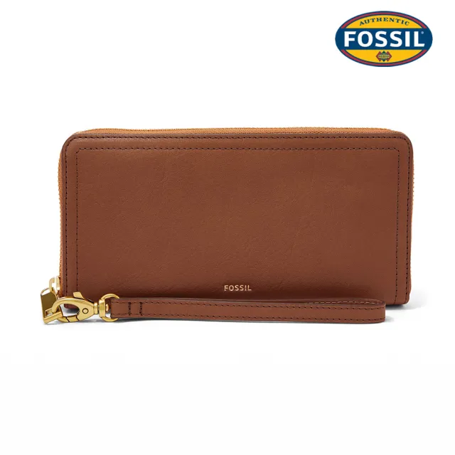 【FOSSIL】Logan 多層真皮拉鍊RFID防盜長夾 出國必備  限定 (多色任選)
