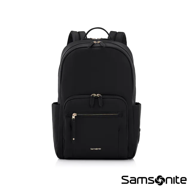 【Samsonite 新秀麗】AUDRINA 時尚商務多功能輕量筆電後背包/女包/雙肩包/電腦包15.6吋(多色可選)