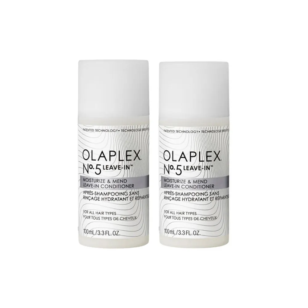 【OLAPLEX 歐啦】5L免沖洗柔韌護髮素 雙入組(5L免沖洗柔韌護髮素100mlx2)
