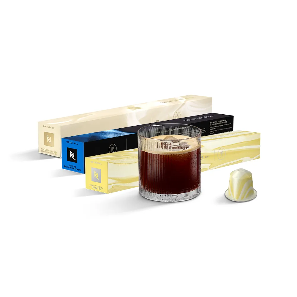 【Nespresso】Original夏日限量冰咖啡膠囊_任選1條裝(10顆/條;僅適用於Nespresso膠囊咖啡機)