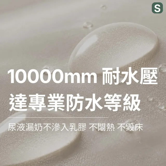 【森好眠】醫療級雙人15cm乳膠床墊5x6.2尺防水防螨(Sonmil森好眠)