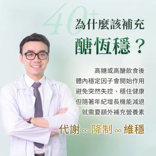 【iHDoc】醣恆穩 多效專利苦瓜胜(60粒/盒；3盒)