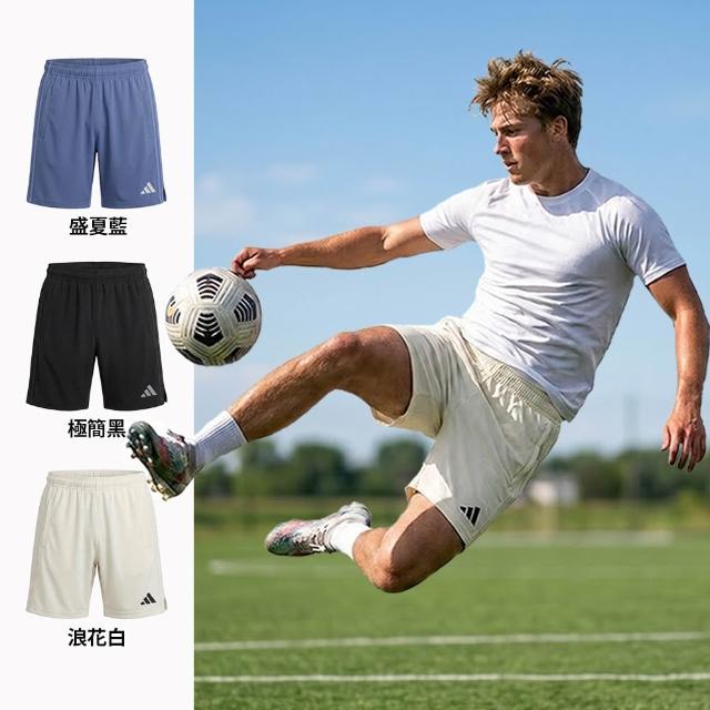 【adidas 愛迪達】AIR Cloud輕機能雲感運動五分褲(休閒 抑菌 輕量 吸濕 快乾 透氣 男女同款)