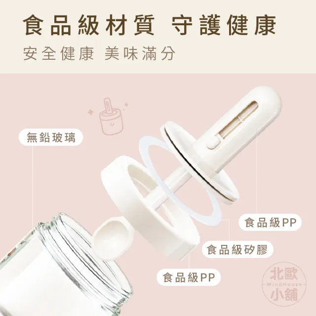 【WindHouse 北歐小舖】優格家族｜密封調味罐_3入組(附收納盤/防蟲/防潮/鹽糖罐/廚房收納/密封罐/收納罐)