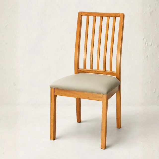 【Mahogany 瑪荷尼家具】免組裝 43X51X92 晨光餐椅MYR-C 全原木桃花心木 餐椅 M1-DR30B#Inova