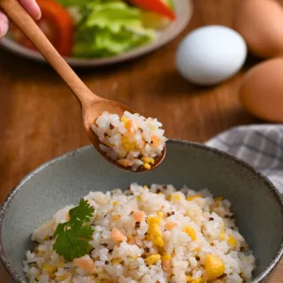 【巧食】燻鮭魚雞蛋拌飯300g/3入組(無添加/金牌主廚陸巧因)