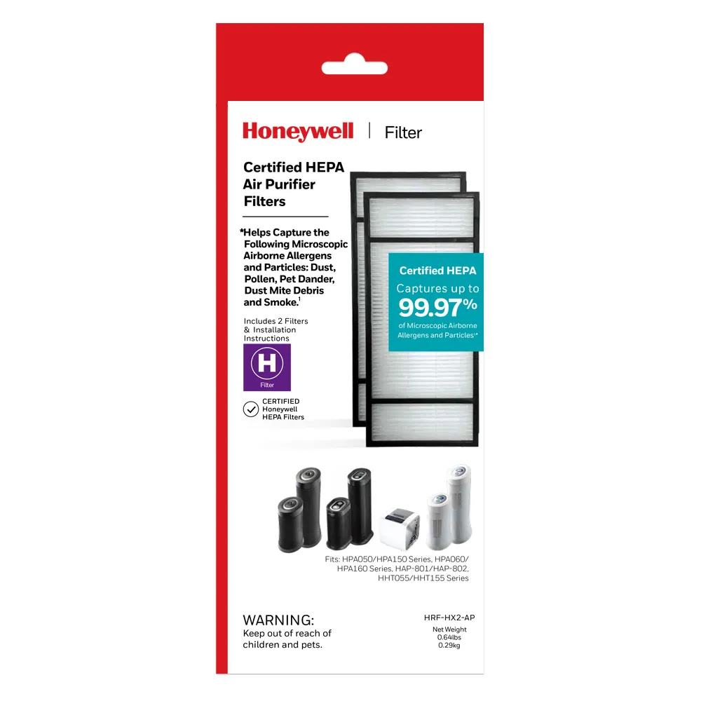 【限量福利品★美國Honeywell】True HEPA濾網 HRF-HX2-AP(適用HAP-801/HAP-802/HPA-162/HHT-155)