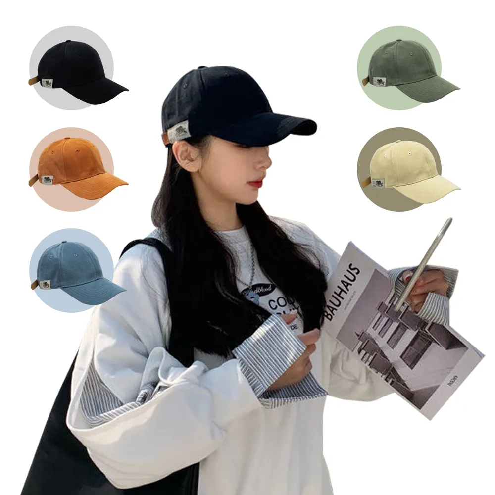 【匠心選品】立體硬板 素色仿舊棒球帽(水洗鴨舌帽 單寧老帽 潮流棒球帽 遮陽防曬帽)