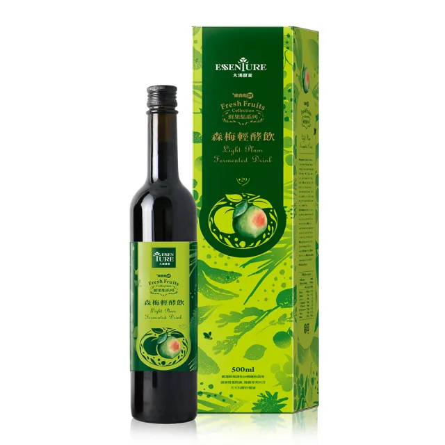 【ESSENTURE 大漢酵素】森梅輕酵飲500mL/瓶-順暢 代謝 森梅 酵素 全素(原廠出貨)