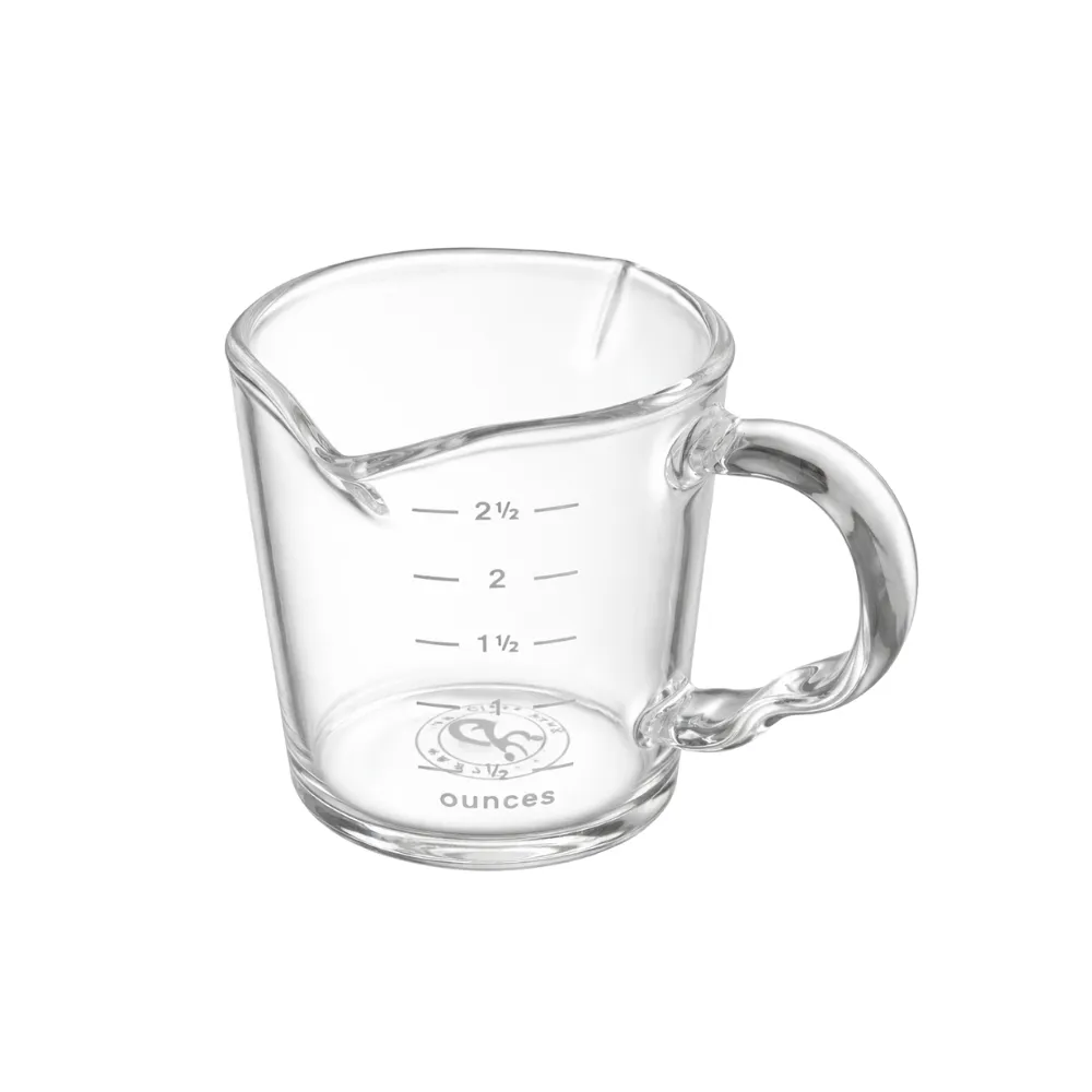 【Glass King】GK-059 耐熱雙口量杯 濃縮咖啡杯 義式量杯 盎司杯 奶盅杯 玻璃量杯 刻度量杯