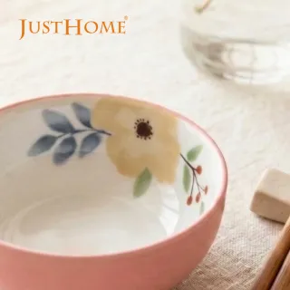【Just Home】映花陶瓷3.7吋調味碟150ml(可微波 醬料碟 小碟子)