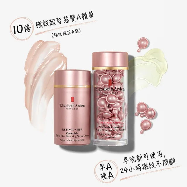 【伊麗莎白雅頓】官方直營 超A醇HPR玫瑰金抗痕水潤霜50ml 二入優惠組