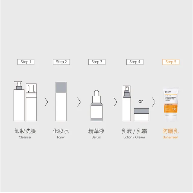 【DR.WU 達爾膚】爆水款 全能保濕潤色防曬乳35ML(清爽防曬★3入組)