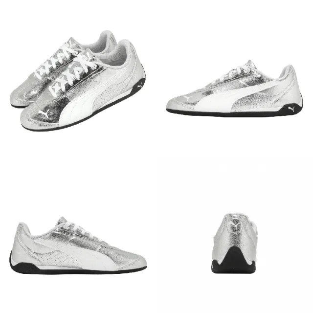 【PUMA】休閒鞋 Replicatch Metallic Whisper 女鞋 銀 賽車鞋 405840-02