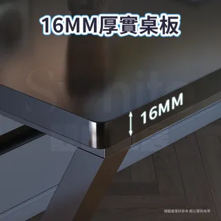 【靚白家居】傲雪電腦桌100公分 USB充電+螢幕架(電競桌 書桌 餐桌 辦公桌 工作桌 學習桌)