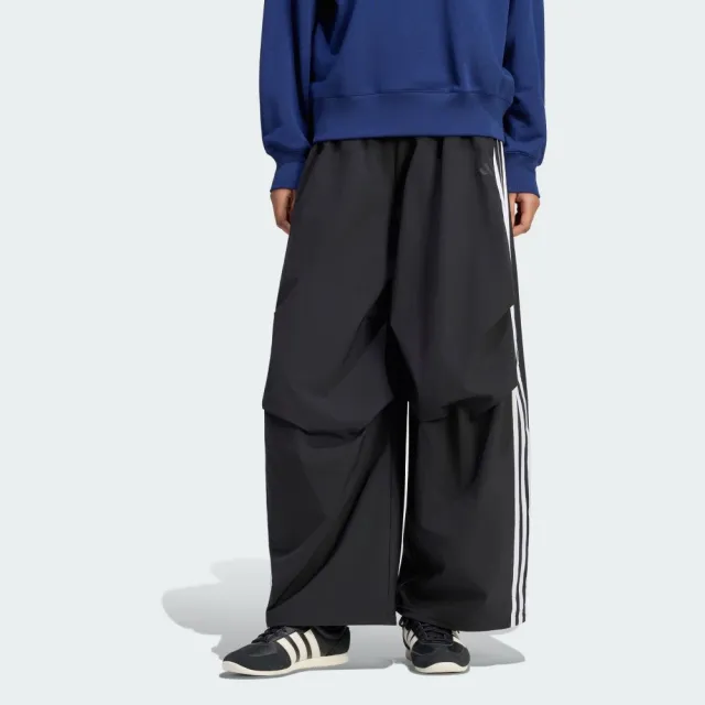【adidas 愛迪達】長褲 女 休閒褲 寬褲 涼感 亞規 DCE WV PAR PNT 黑 KZ4195(L5234)
