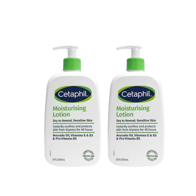 【Cetaphil】長效潤膚乳 591mlx2入 (溫和乳液/台灣公司貨)