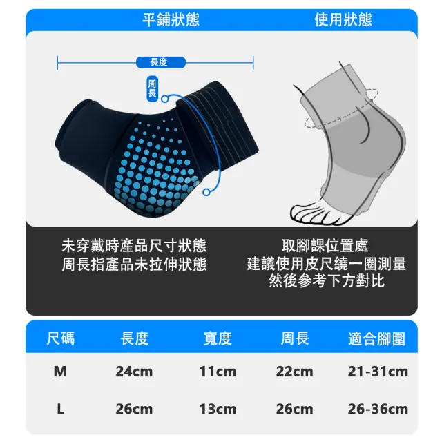 【KORX】冷熱兩用護踝 凝膠冰敷熱敷包 3D彈力支撐 運動護踝 1入 男女通用