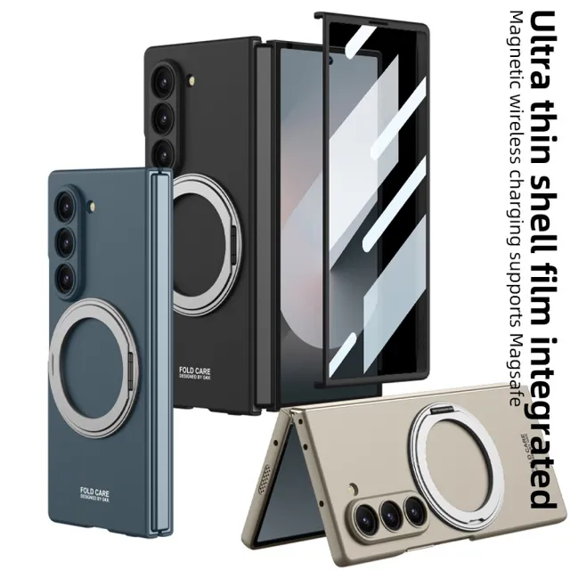 【ACE CASE】三星Samsung Galaxy Z Fold8 /凱德譽wide A03 /殼膜一體/360度/旋轉磁吸指環支架手機殼保護殼