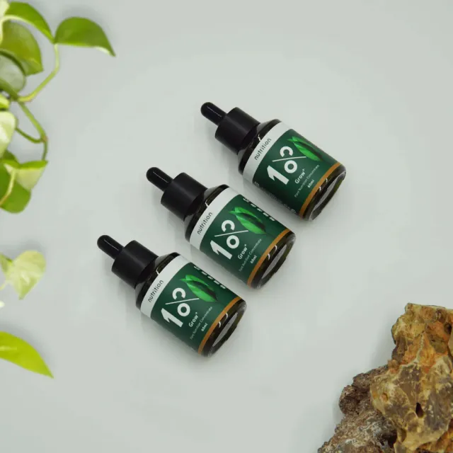 【1%植物關鍵】1%植物營養精華60ml*3(觀葉植物肥料 室內盆栽液肥 多肉植物養分 居家植栽營養劑 營養液)