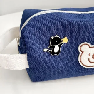 【MISA】卡通徽章 小動物徽章/可愛卡通摘星小動物造型徽章 胸章 胸針(3款任選)