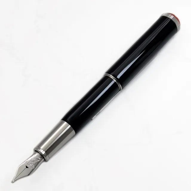 【MONTBLANC 萬寶龍】傳承系列紅與黑「迷你」特別版黑色鋼筆 F 尖(127800)