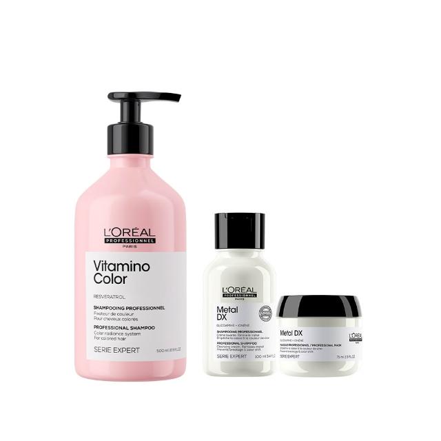 【L’OREAL 巴黎萊雅PRO】絲漾博飽和護色洗髮精500ml(護色首選/染髮必備/護髮/持久)