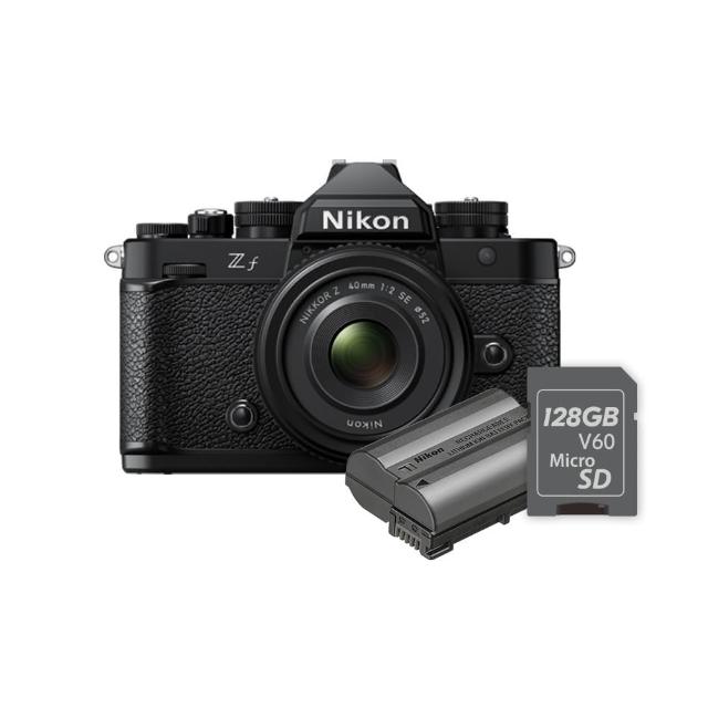 【Nikon 尼康】ZF 40/2 Kit_黑_優惠組(含128記憶卡+原電)
