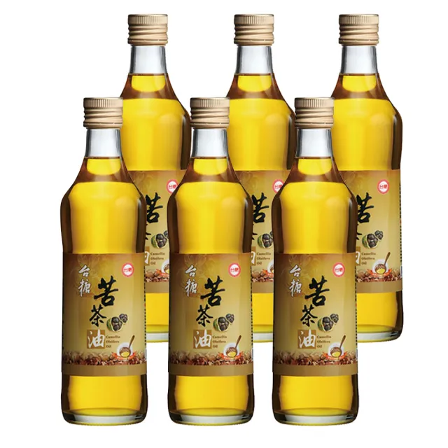【台糖】苦茶油6瓶(500ml/瓶)
